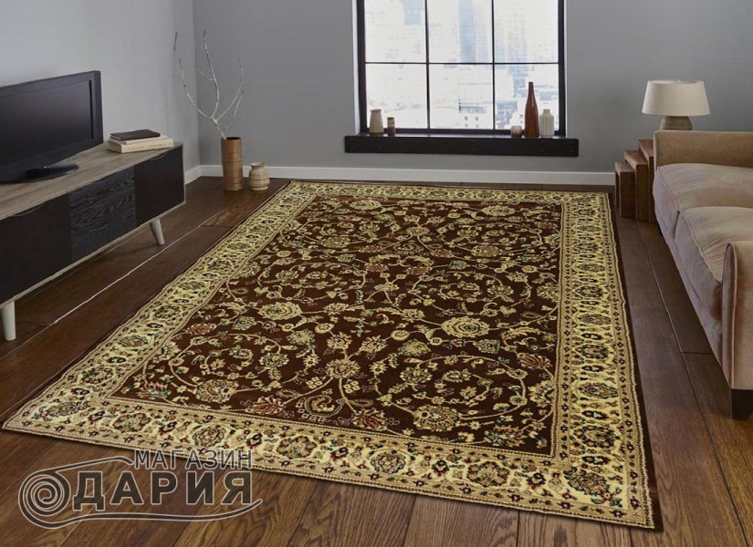 Тъкан персийски килим Blue stones 2723_brown